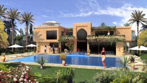 Vaste villa située dans un domaine prisé – Produit neuf Vaste villa située dans un domaine prisé – Produit neuf