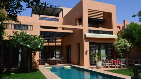 Marrakech : Magnifique villa moderne sur Golf Marrakech : Magnifique villa moderne sur Golf