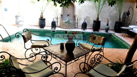 Riad Authentique Vendu – Maison d’Hôtes avec Grande Piscine et Emplacement Idéal Riad Authentique Vendu – Maison d’Hôtes avec Grande Piscine et Emplacement Idéal