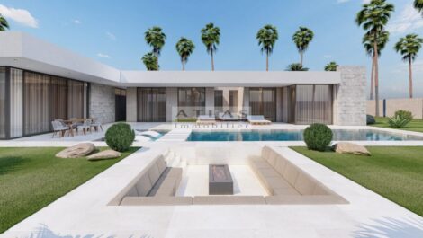 Villa de plain pied en cours de construction à Marrakech Villa de plain pied en cours de construction à Marrakech