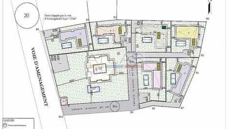 Projet Immobilier Neuf à Vendre – Ensemble Rare en Zone Urbaine (Six Villas + Kasbah)