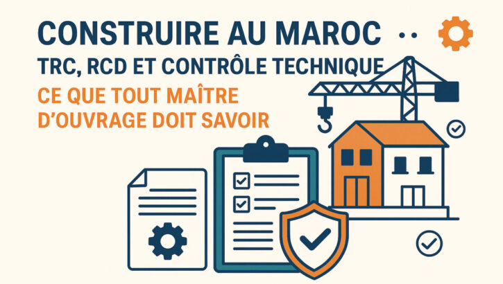 Construire au Maroc : TRC, RCD et contrôle technique – Ce que tout maître d’ouvrage doit savoir